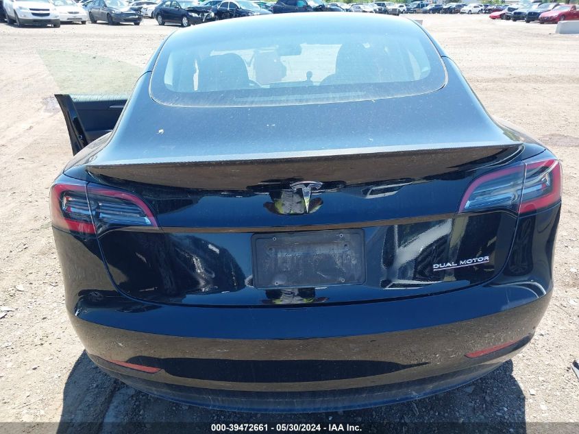 2023 Tesla Model 3 Performance Dual Motor All-Wheel Drive VIN: 5YJ3E1EC8PF627869 Lot: 39472661