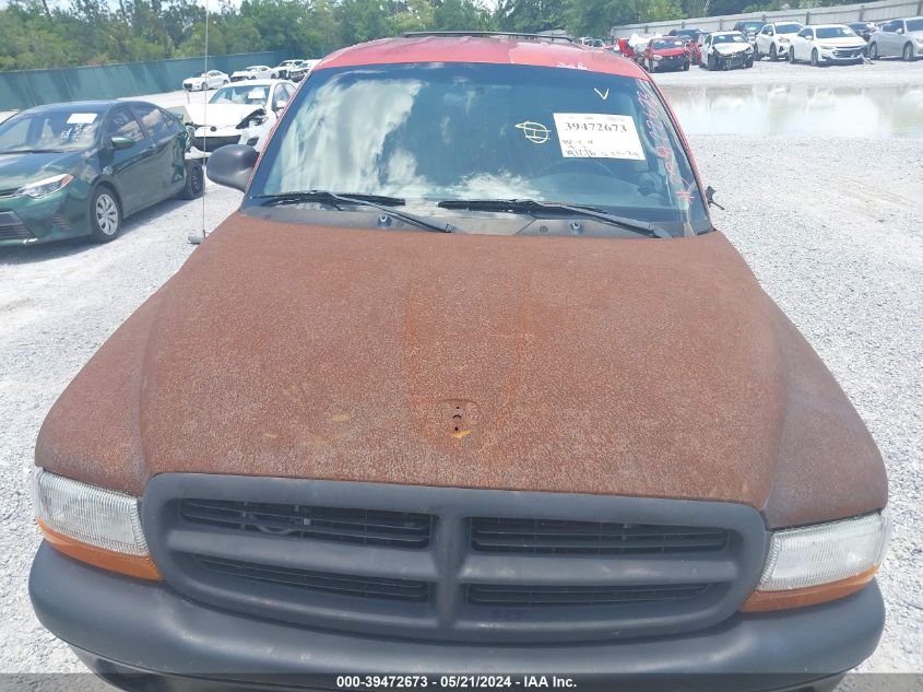 2004 Dodge Dakota Sport/Sxt VIN: 1D7HG38N24S769969 Lot: 39472673