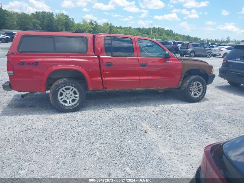 2004 Dodge Dakota Sport/Sxt VIN: 1D7HG38N24S769969 Lot: 39472673