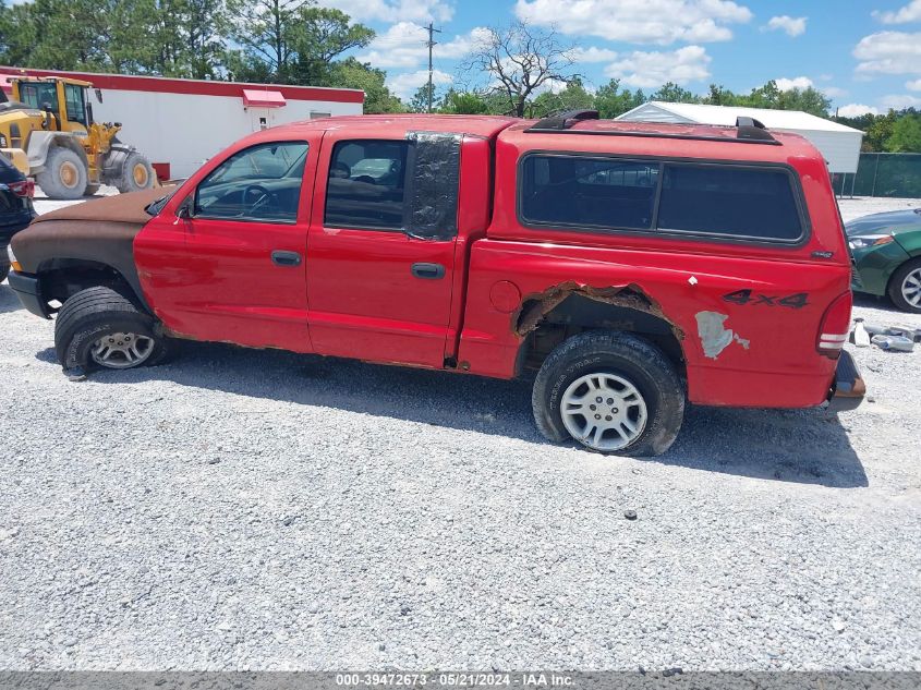 2004 Dodge Dakota Sport/Sxt VIN: 1D7HG38N24S769969 Lot: 39472673