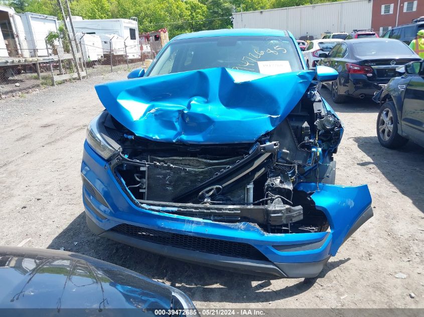 2018 Hyundai Tucson Se VIN: KM8J2CA44JU697891 Lot: 39472685