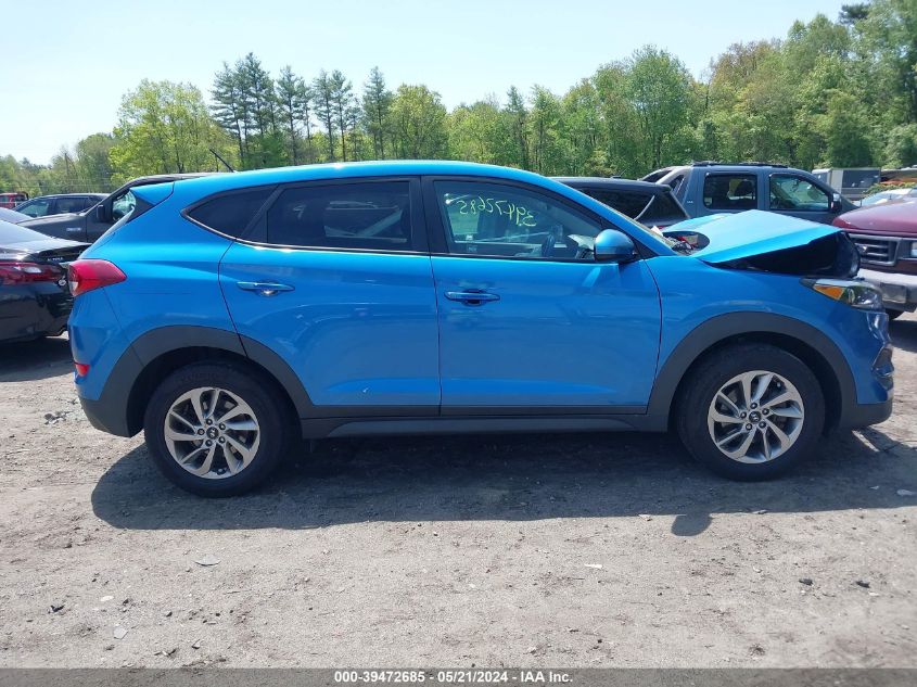 2018 Hyundai Tucson Se VIN: KM8J2CA44JU697891 Lot: 39472685