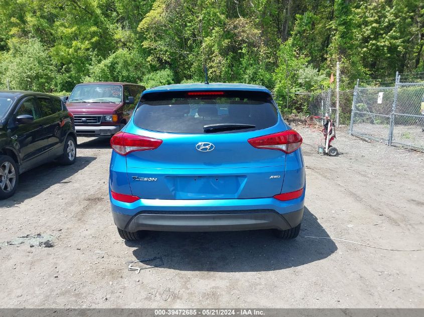 2018 Hyundai Tucson Se VIN: KM8J2CA44JU697891 Lot: 39472685