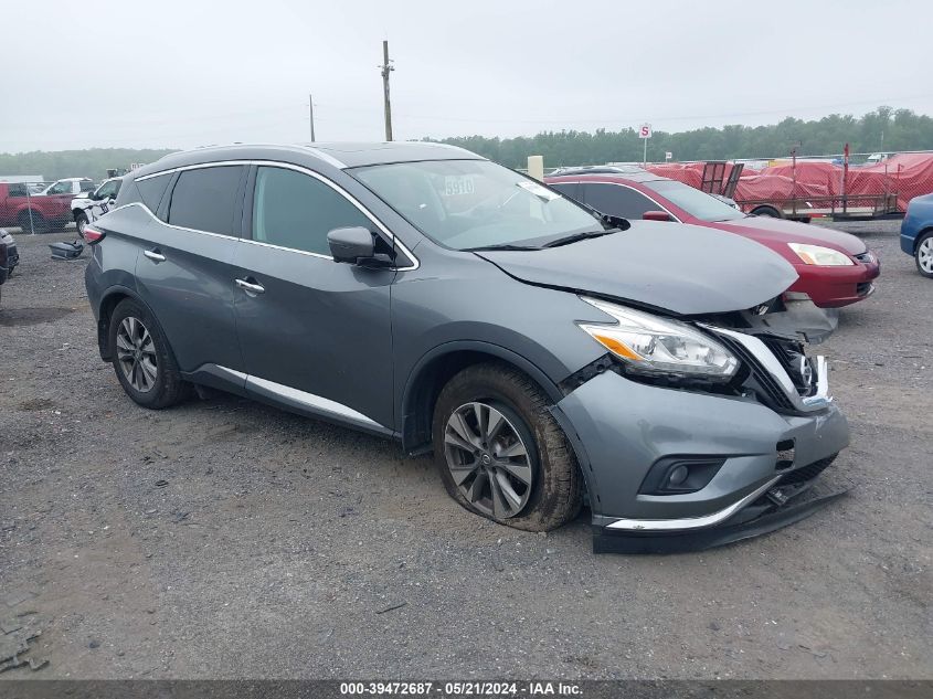 2016 Nissan Murano Sl VIN: 5N1AZ2MHXGN154679 Lot: 39472687