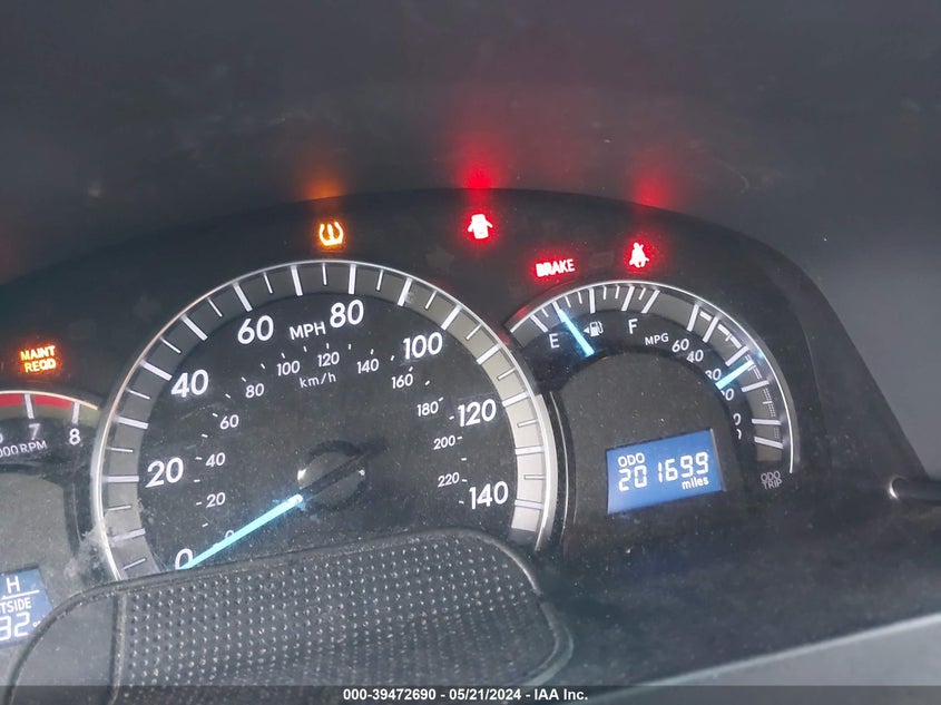 2013 Toyota Camry Se VIN: 4T1BF1FK8DU641557 Lot: 39472690