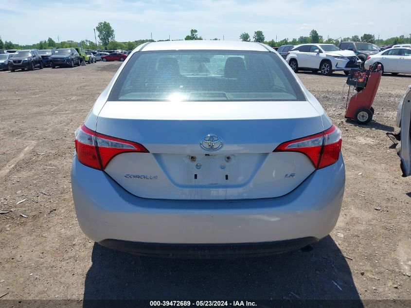 2015 Toyota Corolla Le VIN: 2T1BURHE6FC232487 Lot: 39472689