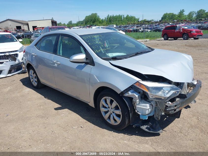 2015 Toyota Corolla Le VIN: 2T1BURHE6FC232487 Lot: 39472689