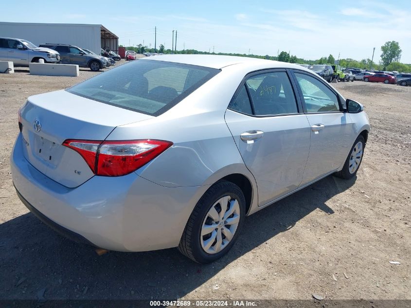 2015 Toyota Corolla Le VIN: 2T1BURHE6FC232487 Lot: 39472689