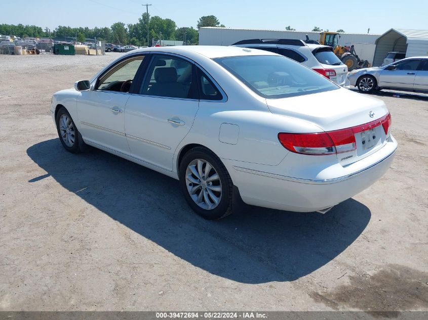 2008 Hyundai Azera Limited VIN: KMHFC46F98A257616 Lot: 39472694