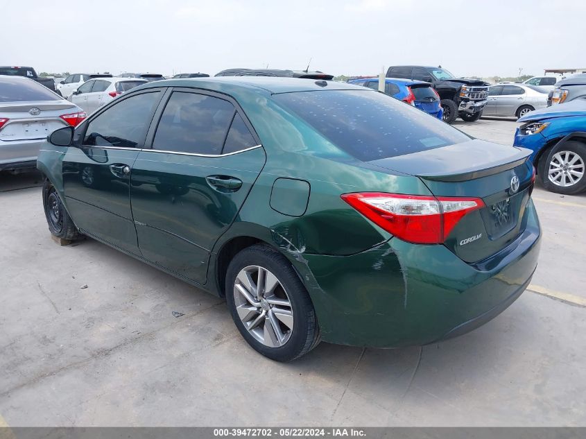 2014 Toyota Corolla Le Eco Premium VIN: 5YFBPRHEXEP092451 Lot: 39472702