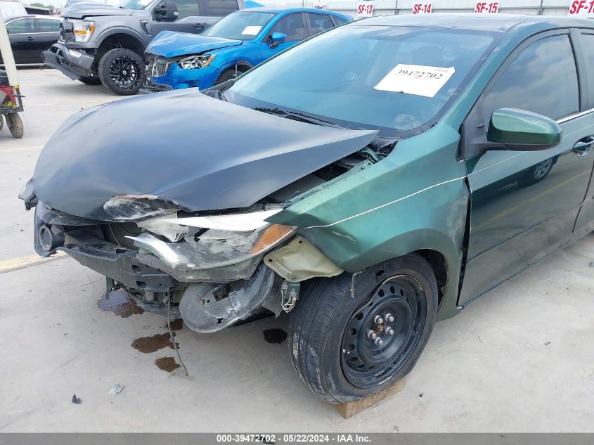 2014 Toyota Corolla Le Eco Premium VIN: 5YFBPRHEXEP092451 Lot: 39472702