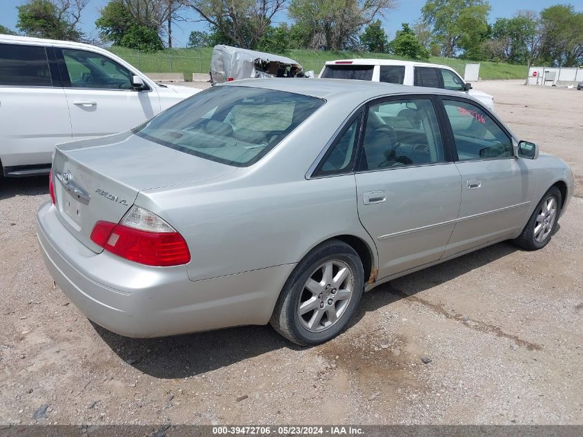 2003 Toyota Avalon Xl VIN: 4T1BF28B03U314314 Lot: 39472706