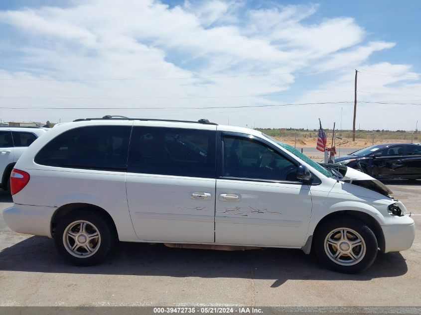 2007 Dodge Grand Caravan Sxt VIN: 2D4GP44L97R216373 Lot: 39472735