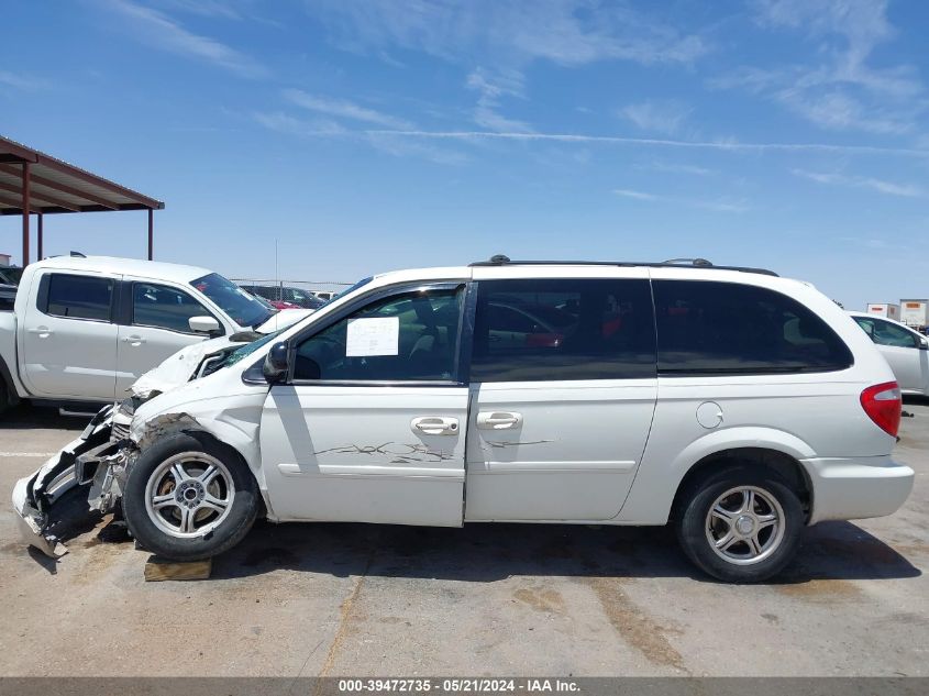 2007 Dodge Grand Caravan Sxt VIN: 2D4GP44L97R216373 Lot: 39472735