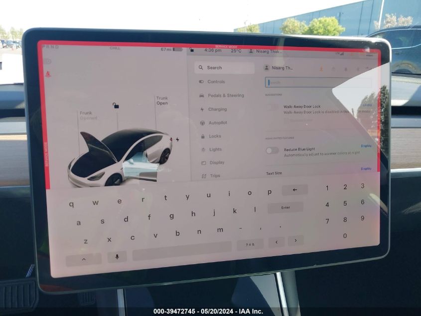 2020 Tesla Model 3 Long Range Dual Motor All-Wheel Drive VIN: 5YJ3E1EBXLF741678 Lot: 39472745