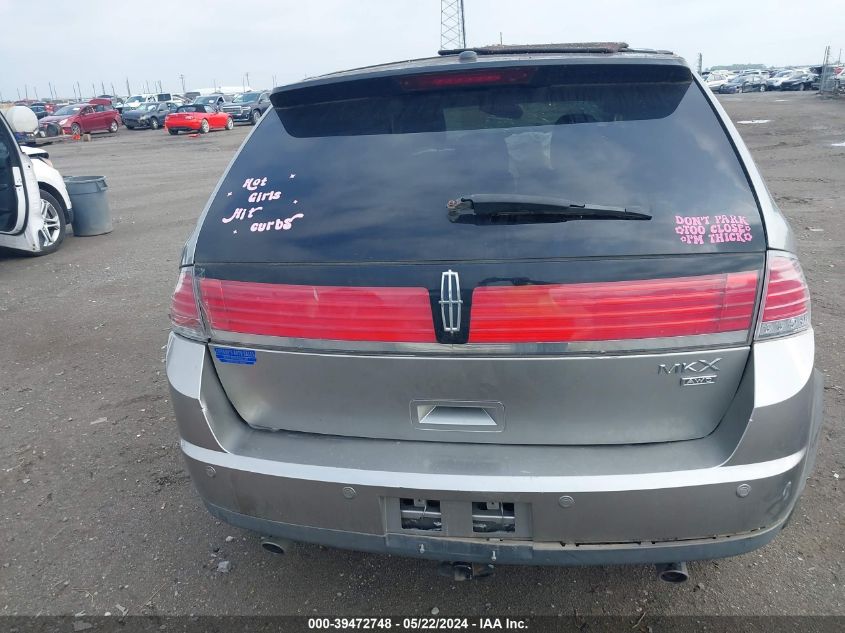 2008 Lincoln Mkx VIN: 2LMDU88C48BJ38833 Lot: 39472748