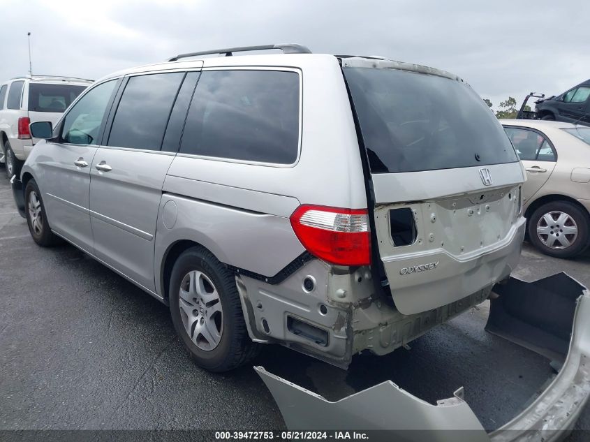 2007 Honda Odyssey Ex-L VIN: 5FNRL38717B428236 Lot: 39472753