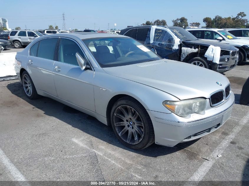 2003 BMW 745Li VIN: WBAGN63463DR14023 Lot: 39472770