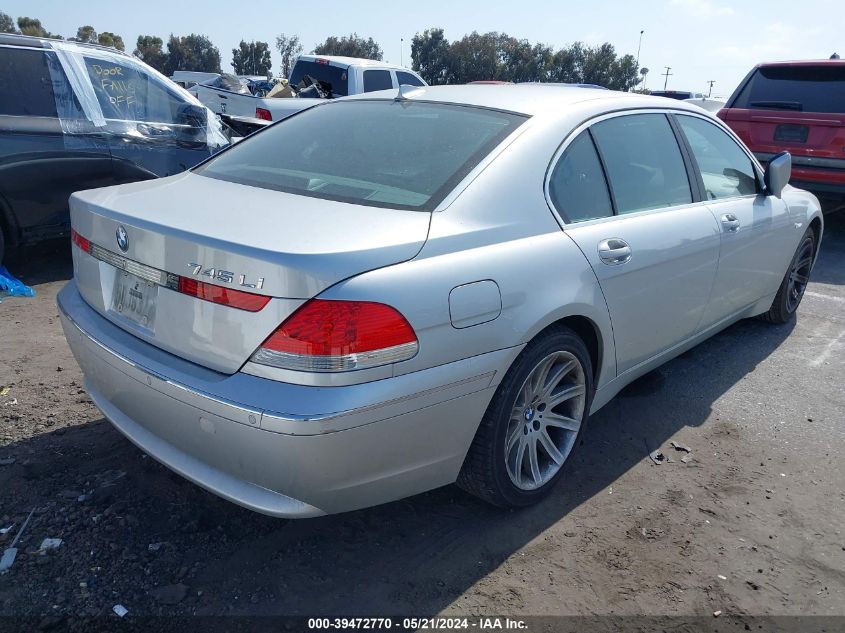 2003 BMW 745Li VIN: WBAGN63463DR14023 Lot: 39472770