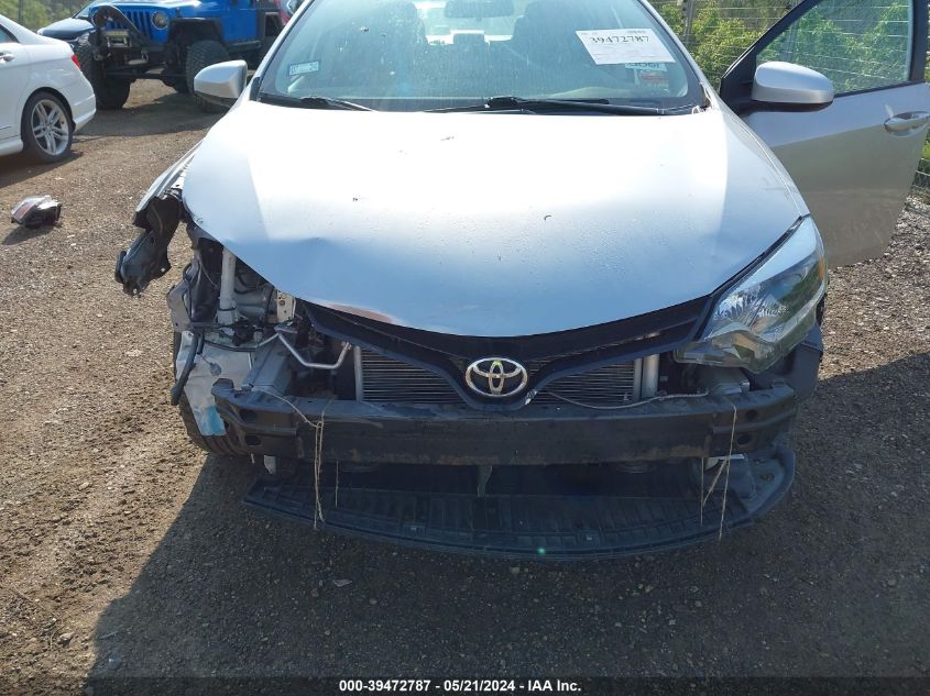 2016 Toyota Corolla Le VIN: 5YFBURHE2GP459306 Lot: 39472787