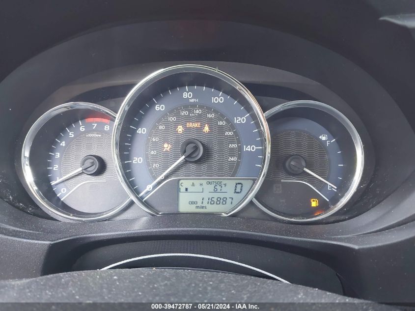 2016 Toyota Corolla Le VIN: 5YFBURHE2GP459306 Lot: 39472787