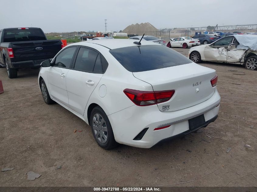 2023 Kia Rio S VIN: 3KPA24AD9PE604428 Lot: 39472788