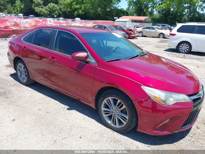 2016 Toyota Camry Se VIN: 4T1BF1FK8GU527448 Lot: 39472806