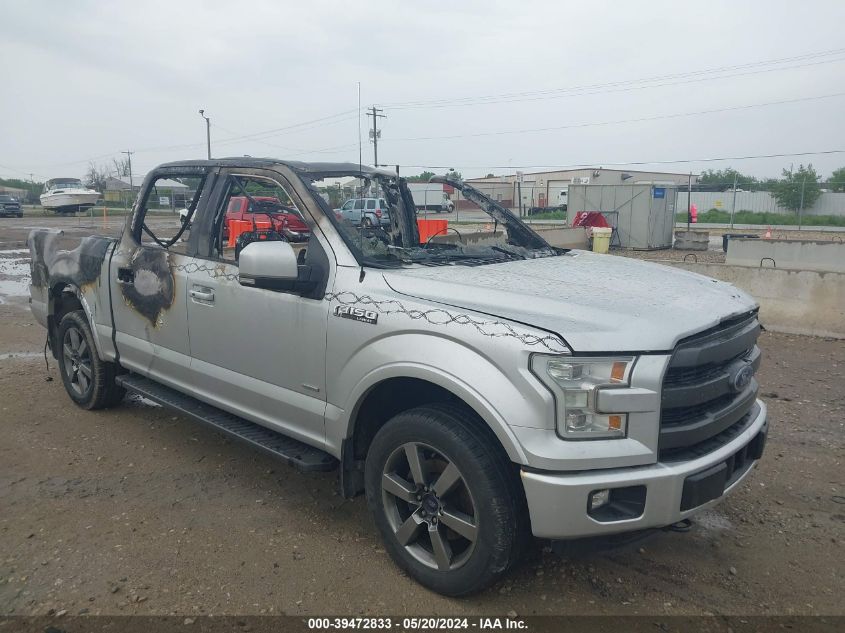 2016 Ford F-150 Lariat VIN: 1FTEW1EG5GFB97674 Lot: 39472833