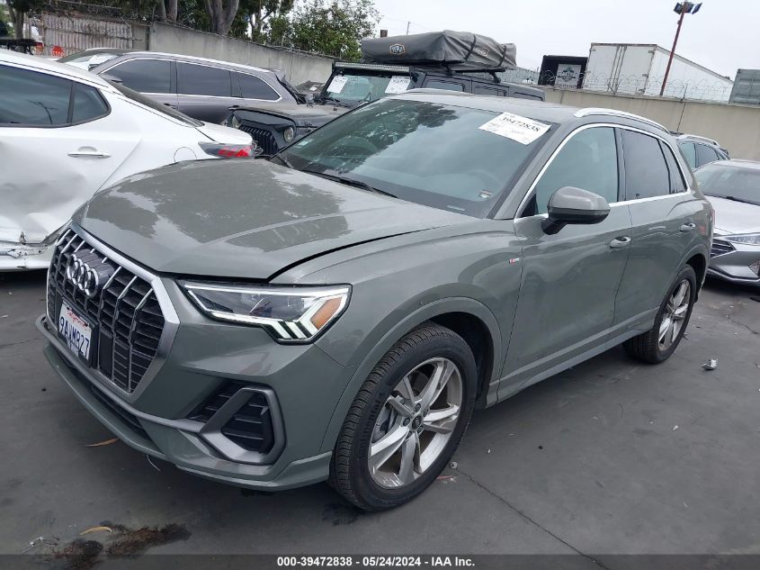 2022 Audi Q3 Premium Plus 45 Tfsi S Line Quattro Tiptronic VIN: WA1EECF33N1084546 Lot: 39472838