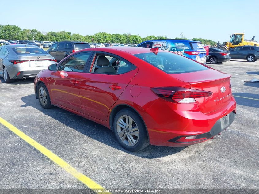 2019 Hyundai Elantra Sel VIN: 5NPD84LF5KH411031 Lot: 39472842