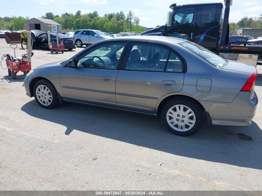 2HGES16675H526275 | 2005 HONDA CIVIC