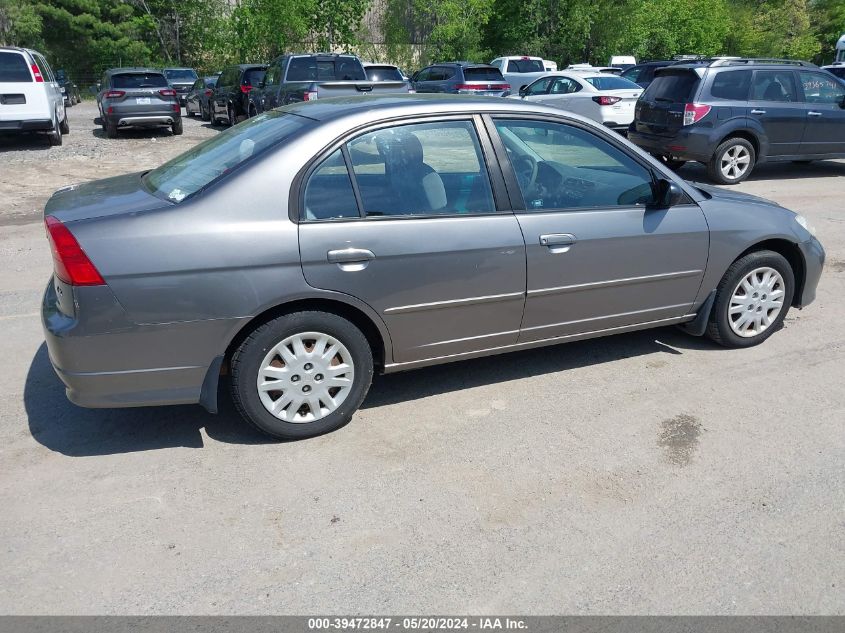 2HGES16675H526275 | 2005 HONDA CIVIC