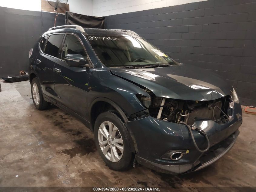 2015 Nissan Rogue Sv VIN: 5N1AT2MK7FC843991 Lot: 39472860