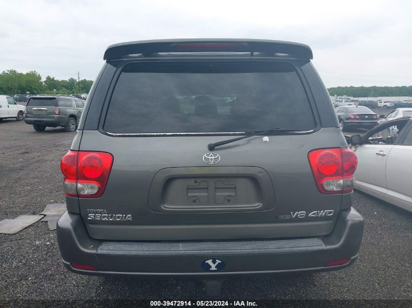 2005 Toyota Sequoia Limited V8 VIN: 5TDBT48A65S249508 Lot: 39472914