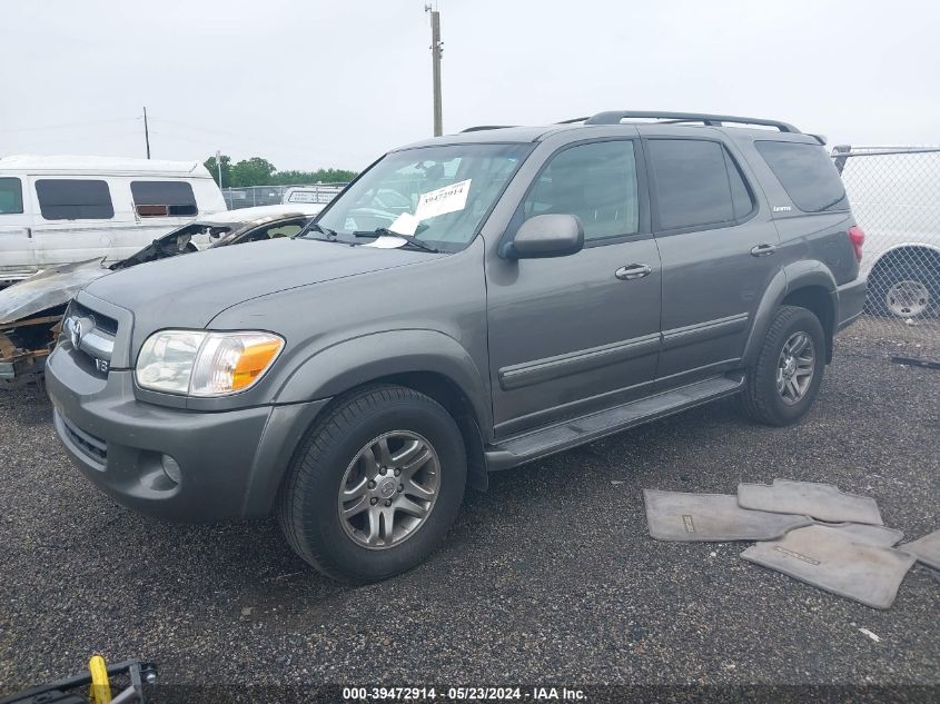 2005 Toyota Sequoia Limited V8 VIN: 5TDBT48A65S249508 Lot: 39472914