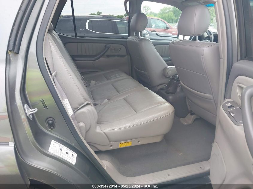 2005 Toyota Sequoia Limited V8 VIN: 5TDBT48A65S249508 Lot: 39472914