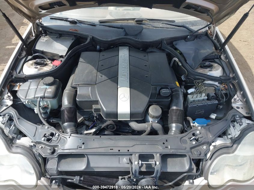 2002 Mercedes-Benz C 240 VIN: WDBRF61J52F139507 Lot: 39472918