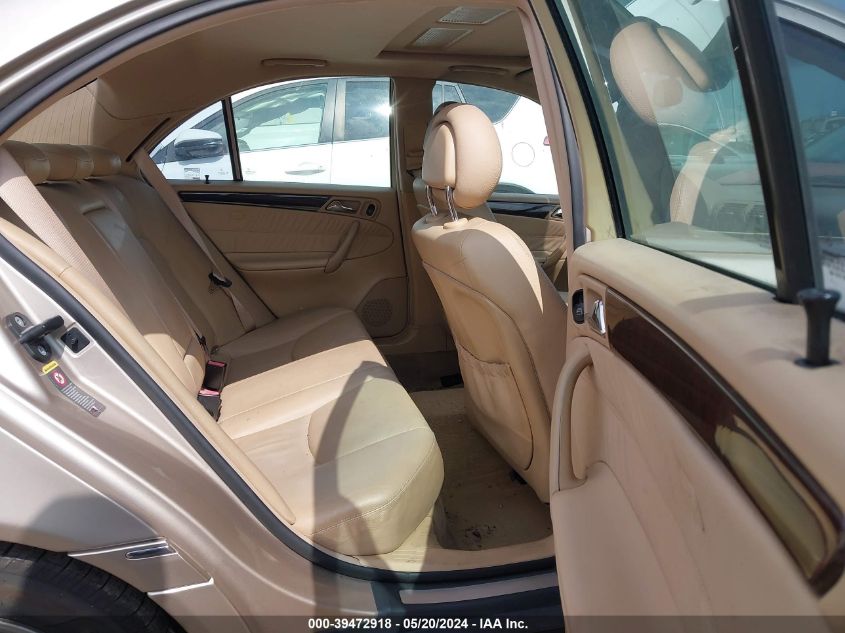 2002 Mercedes-Benz C 240 VIN: WDBRF61J52F139507 Lot: 39472918