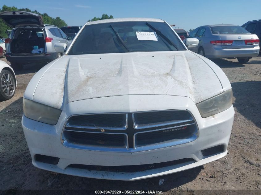 2012 Dodge Charger Se VIN: 2C3CDXBG1CH298003 Lot: 39472920