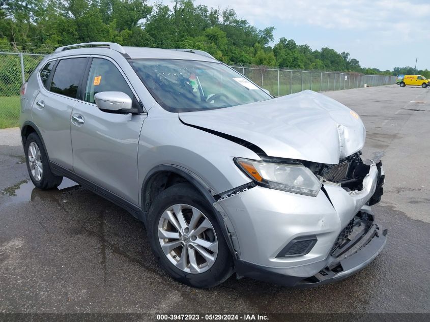 2015 Nissan Rogue Sv VIN: KNMAT2MT0FP534532 Lot: 39472923