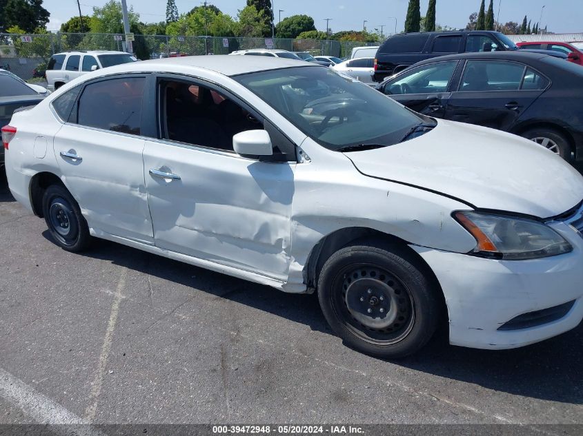 2014 Nissan Sentra S VIN: 3N1AB7APXEY245987 Lot: 39472948