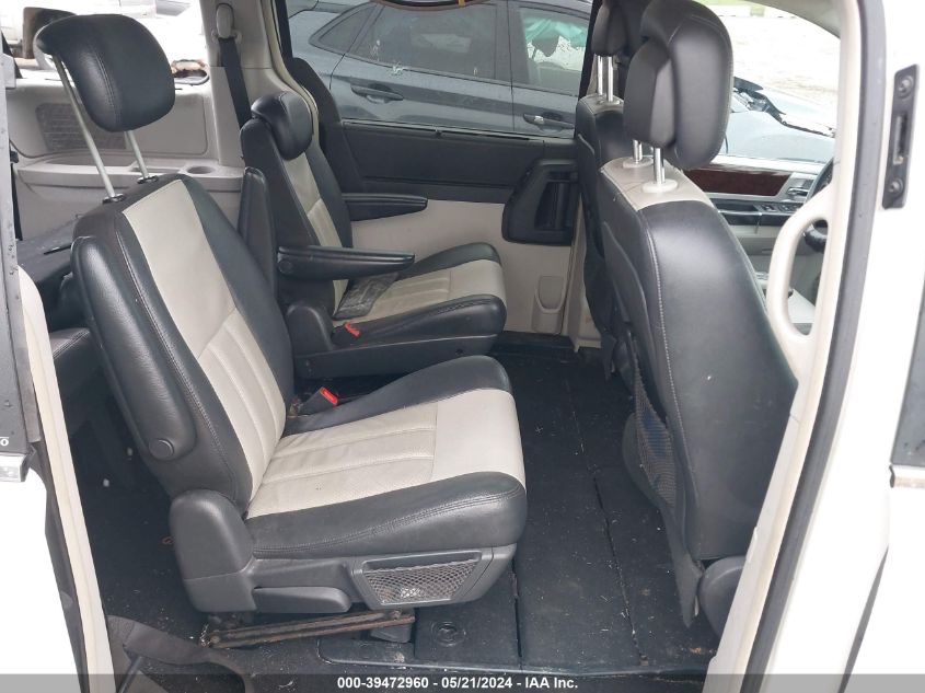 2010 Chrysler Town & Country Touring Plus VIN: 2A4RR8D12AR381124 Lot: 39472960