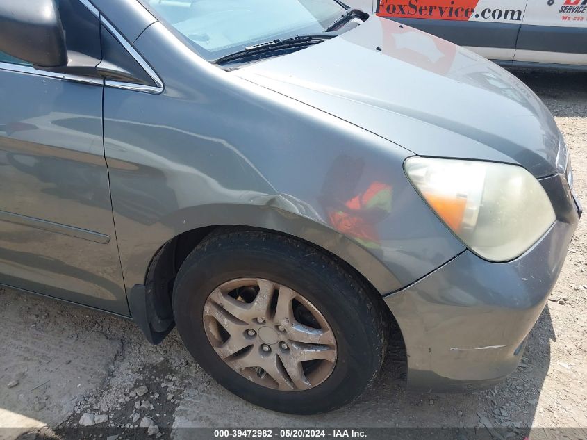 2007 Honda Odyssey Ex-L VIN: 5FNRL38727B452416 Lot: 39472982