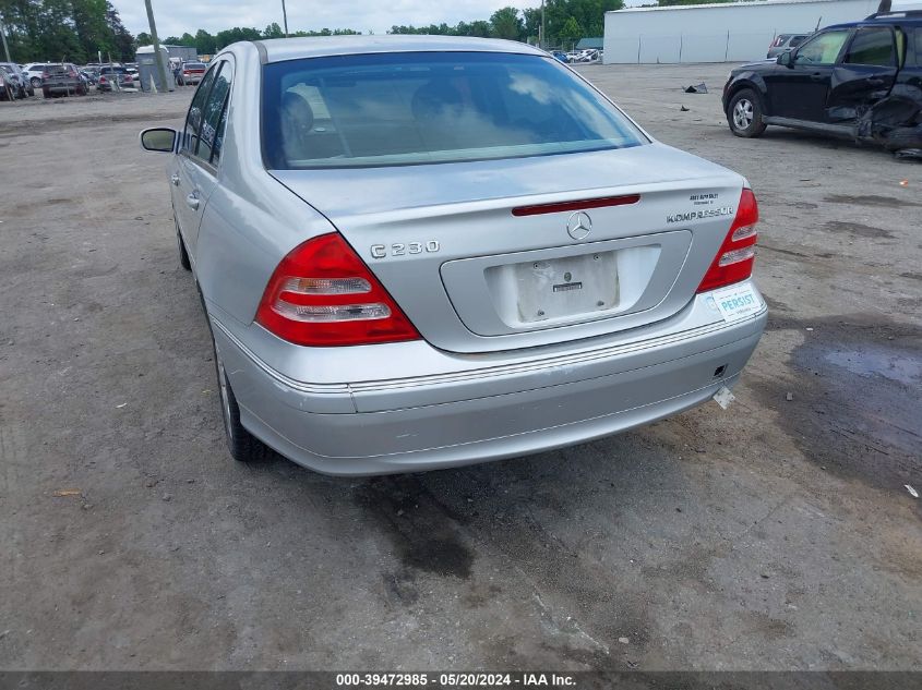 2004 Mercedes-Benz C 230 Kompressor Sport/Sport VIN: WDBRF40J14F466592 Lot: 39472985