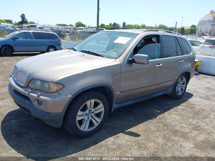 2005 BMW X5 4.4I VIN: 5UXFB535X5LV18565 Lot: 39473013