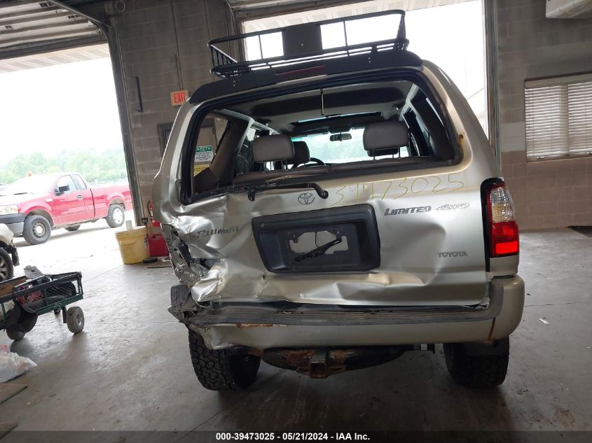 2001 Toyota 4Runner Limited V6 VIN: JT3HN87R019046520 Lot: 39473025