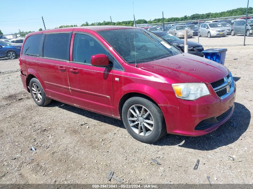 2014 Dodge Grand Caravan Se 30Th Anniversary VIN: 2C4RDGBG9ER361819 Lot: 39473041