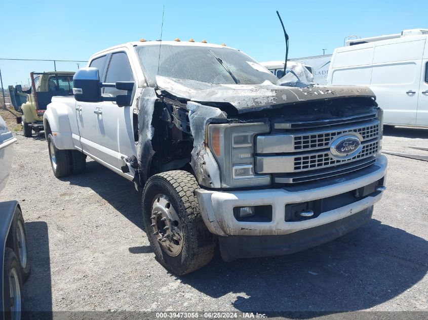 2017 Ford F-450 Platinum VIN: 1FT8W4DT2HEB58805 Lot: 39473055