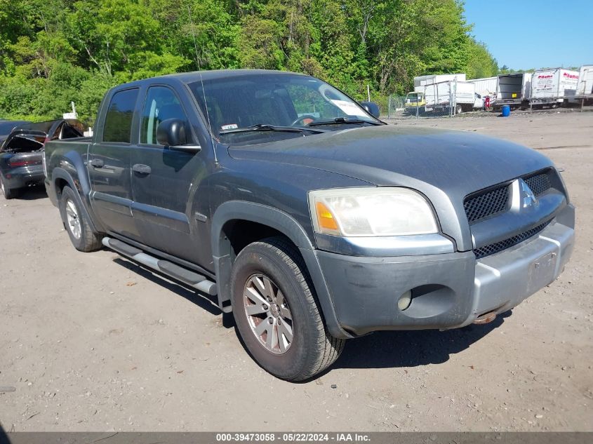 2006 Mitsubishi Raider Duro Cross V6 VIN: 1Z7HT38KX6S563382 Lot: 39473058