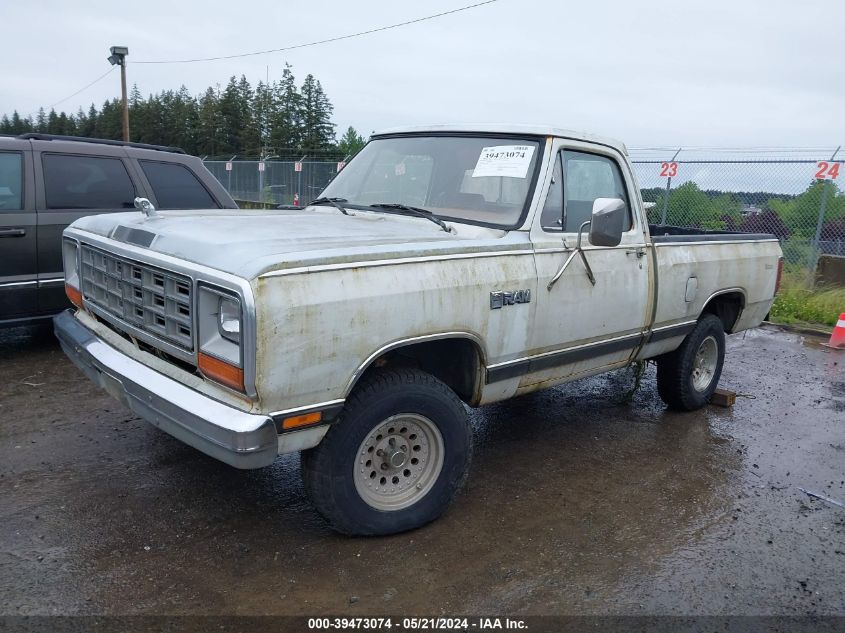 1984 Dodge D-Series D150 VIN: 1B7FD14T6ES276123 Lot: 39473074